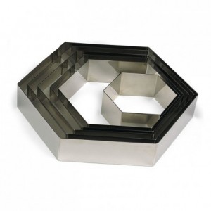 Hexagon stainless steel H45 250x220 mm