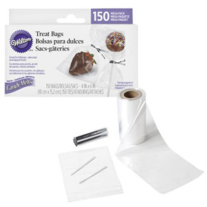 Sachets en rouleau avec rubans Wilton 150 pièces