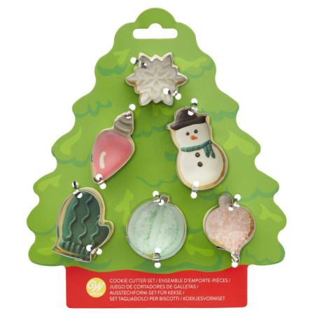 Découpoirs Wilton mini découpoirs de Noël 6 pièces