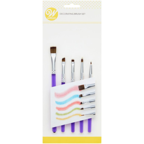 Kit de pinceaux de décoration Wilton (lot de 5)