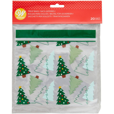 Sachets à friandises Wilton sapin 20 pièces