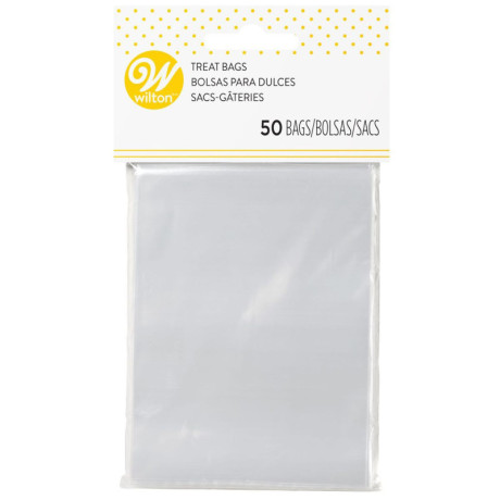 Sachets à sucettes Wilton transparents 50 pièces