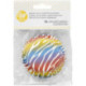 Wilton Multicolored Zebra Cupcake Baking Cups 75 Pieces