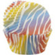 Wilton Multicolored Zebra Cupcake Baking Cups 75 Pieces