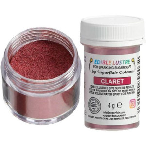 Sugarflair Edible Glitter Claret 4 g