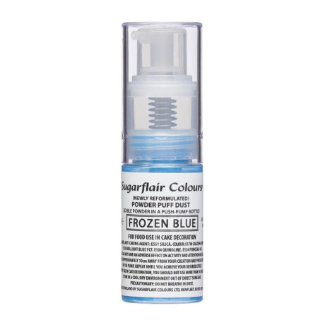 Paillettes alimentaires en spray Sugarflair Frozen Blue 10 g