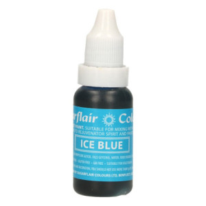 Colorant alimentaire liquide Sugarflair Ice Blue 14 ml