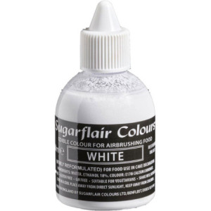 Colorant aérographe Sugarflair Blanc 60 ml