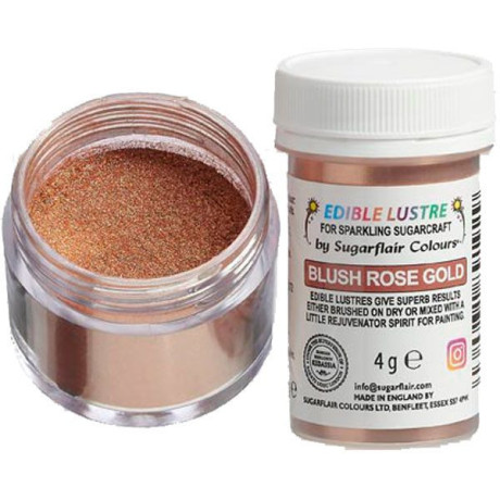 Paillettes alimentaires Sugarflair Blush Rose Gold 4 g