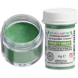 Sugarflair Edible Glitter Frosty Holly 4 g