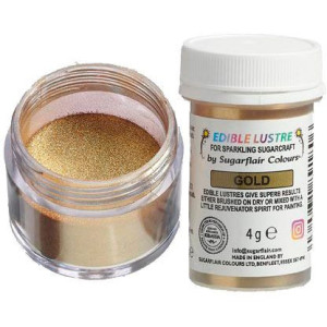 Sugarflair Edible Glitter Gold 4 g