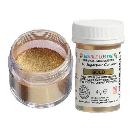 Paillettes alimentaires Sugarflair Gold 4 g