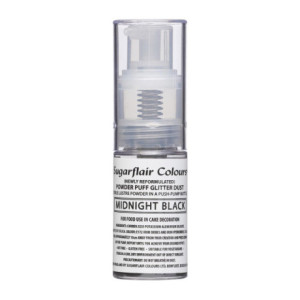 Sugarflair Edible Glitter Spray Midnight Black 10 g