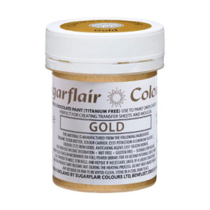 Sugarflair Chocolate Paint Gold 35 g