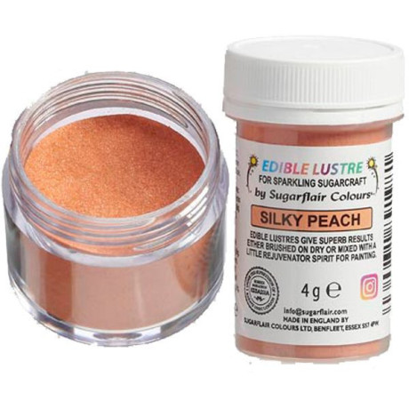 Paillettes alimentaires Sugarflair Silky Peach 4 g