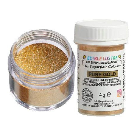 Paillettes alimentaires Sugarflair Pure Gold 4 g