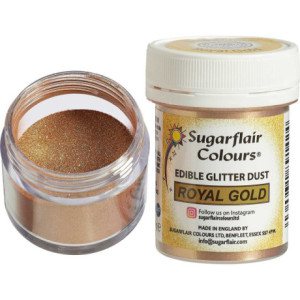 Sugarflair Edible Glitter Royal Gold 10 g