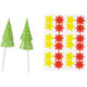 Wilton Christmas Tree Toppers 12 Pieces