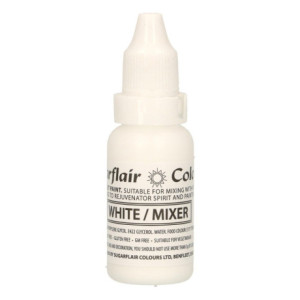 Colorant alimentaire liquide Sugarflair White Mixer 14 ml