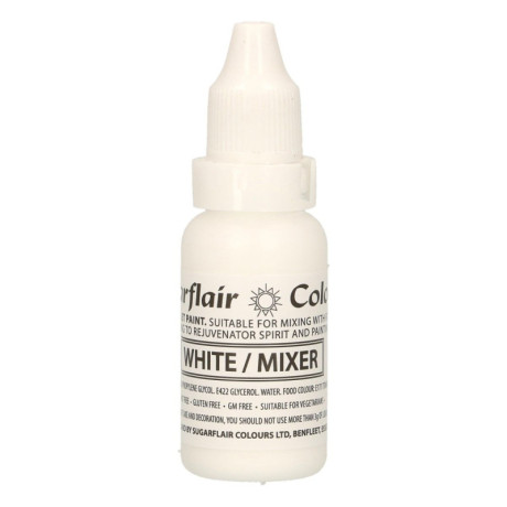 Colorant alimentaire liquide Sugarflair White Mixer 14 ml