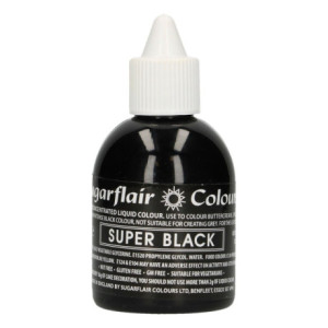 Sugarflair Liquid Food Colour Intense Black 60 ml