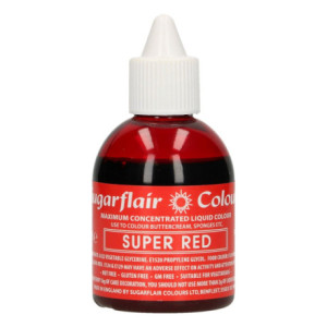 Sugarflair Liquid Food Colour Intense Red 60 ml