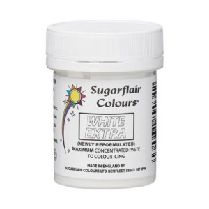 Sugarflair Paste Colour Extra White 42 g