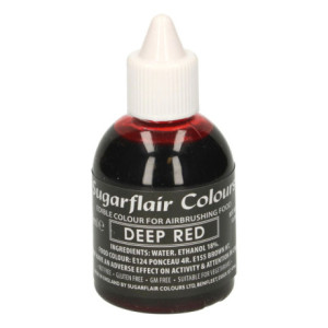 Sugarflair Airbrush Colour Dark Red 60 ml