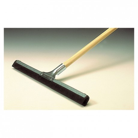 Wooden handle for floor squeegee