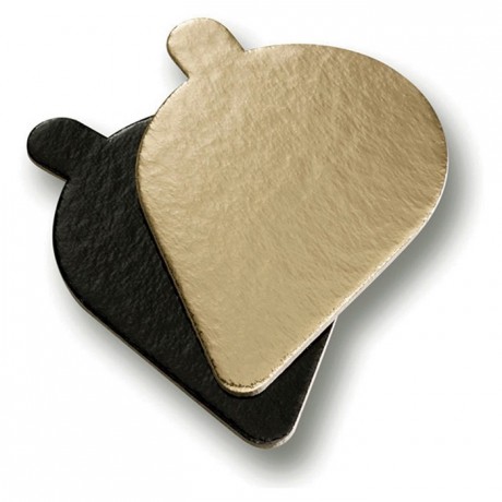 Mini reversible cardboard tear gold and black 105 x 67 mm (200 pcs)