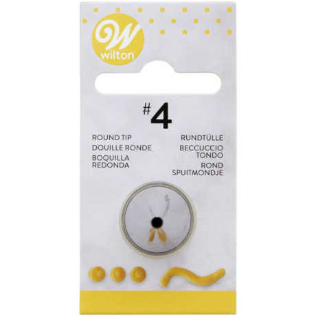 Wilton Decorating Tip 004 Round