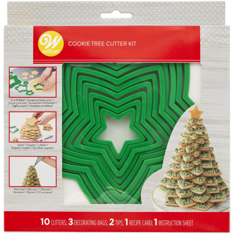 Wilton Christmas Tree Decorating Kit 15 Pieces