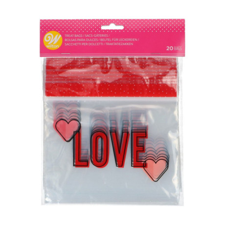 Wilton Love Treat Bags 20 Pieces