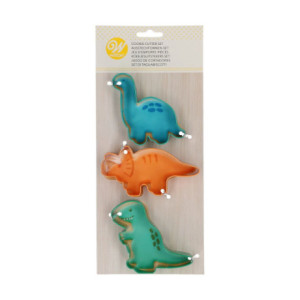 Découpoirs de biscuits Wilton dinosaure 3 pièces