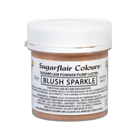 Sugarflair Edible Glitter Blush Sparkle 25 g