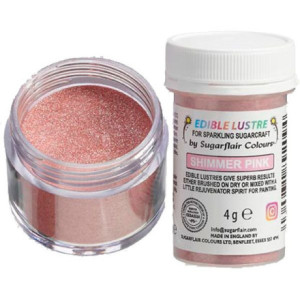 Sugarflair Edible Glitter Shimmer Pink 4 g