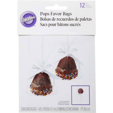 Wilton Cake Pop Bags 12 Pieces