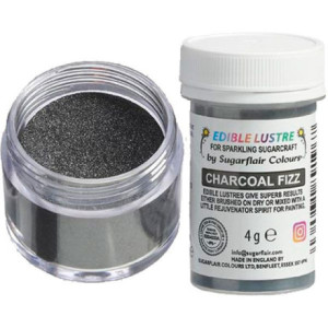 Paillettes alimentaires Sugarflair Charcoal Fizz 4 g