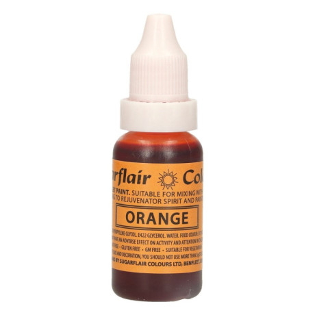 Colorant alimentaire liquide Sugarflair Orange 14 ml