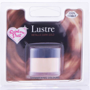 Paillettes alimentaires Rainbow Dust Dark Gold 3 g