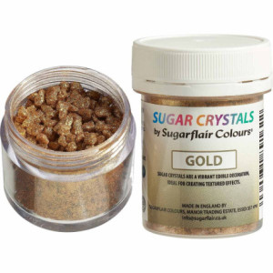 Cristaux de sucre Sugarflair Gold 40 g