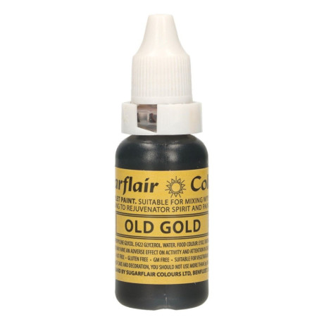 Colorant alimentaire liquide Sugarflair Old Gold 14 ml