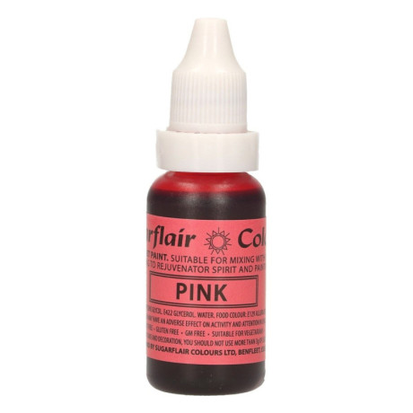 Colorant alimentaire liquide Sugarflair Pink 14 ml