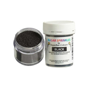 Sugarflair Coloured Sugar Black 40 g