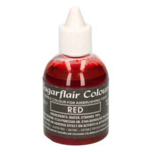 Sugarflair Airbrush Colour Red 60 ml