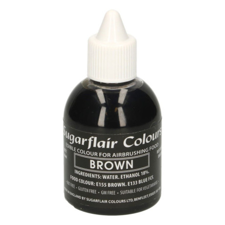 Sugarflair Airbrush Colour Brown 60 ml