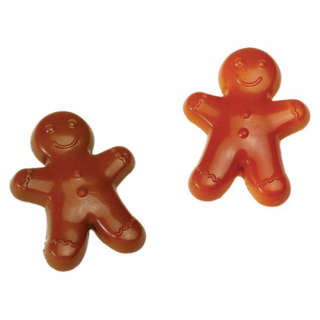 Moule 10 Ginger Man en polycarbonate pour chocolat