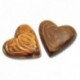 Moule 1/2 coeur en plastique Makrolon pour chocolat