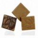 Chocolate mould polycarbonate 18 "cocoa texture" square