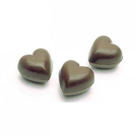 Moule 21 coeurs en polycarbonate pour chocolat